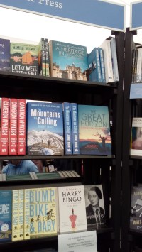 Sandstone shelf at EIBF bookshop