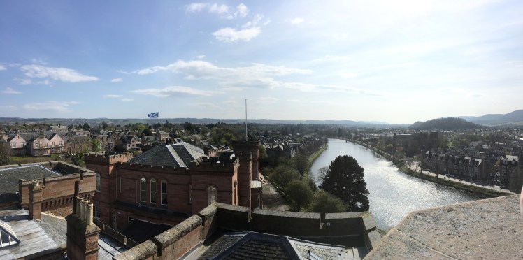 Inverness from castle viewpoint