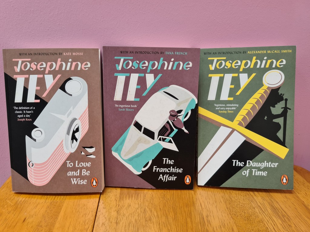 new Penguin editions of three Josephine Tey novels